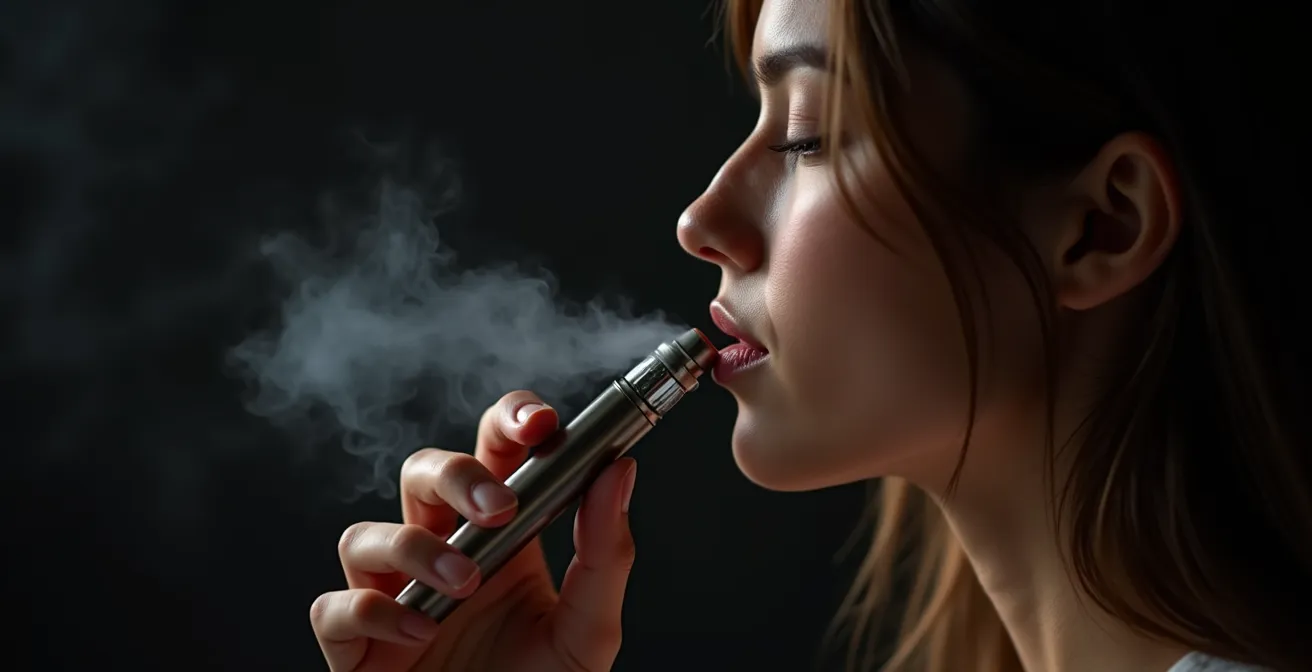 Technique d'aspiration douce et contrôlée pour le vapotage optimal du CBD