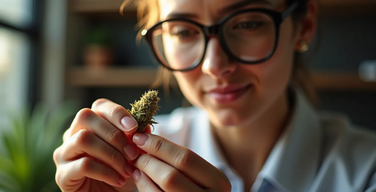 Comparaison visuelle entre une vraie UK Cheese CBD et une copie de mauvaise qualité