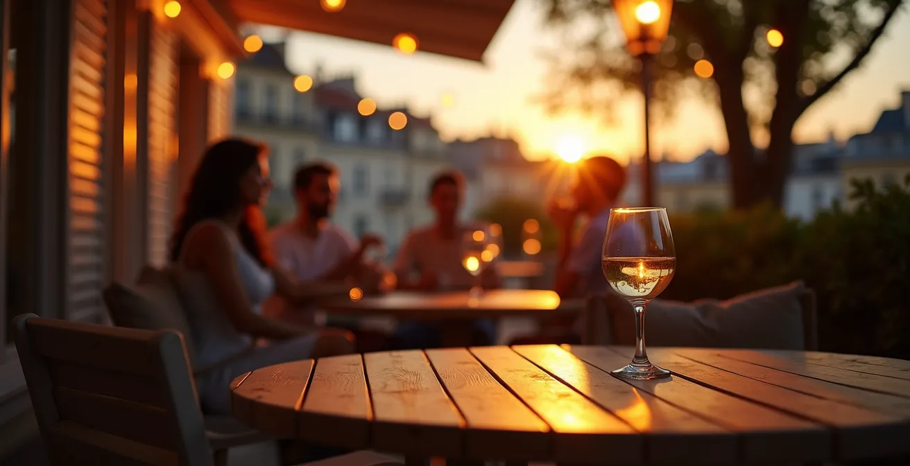 Ambiance sociale détendue avec utilisation discrète du CBD en contexte français