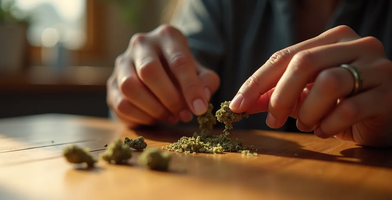 Technique de préparation de résine CBD pour vaporisation montrant la méthode du Hash Sandwich